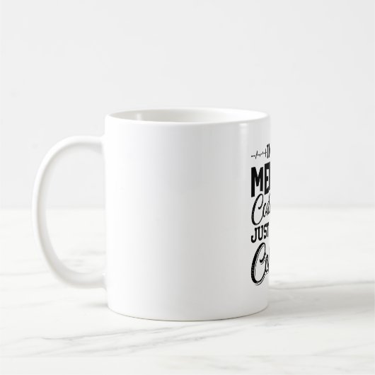 Medical Coder Just Add Coffee Programmer Coding コーヒーマグカップ (左)