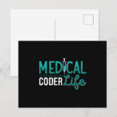 Medical Coder Life Assistant ICD Coding Programmer ポストカード (正面/裏面)