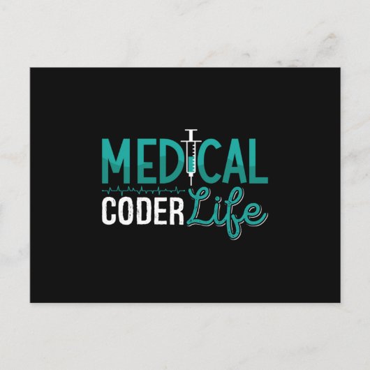 Medical Coder Life Assistant ICD Coding Programmer ポストカード (正面)