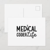 Medical Coder Life Assistant ICD Programmer Coding ポストカード (正面/裏面)
