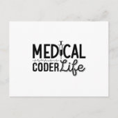 Medical Coder Life Assistant ICD Programmer Coding ポストカード (正面)