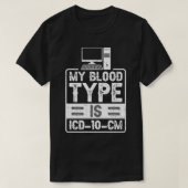 Medical Coder Medical Billing and Coding 40 Tシャツ (デザイン正面)