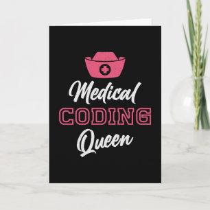 Medical Coder Queen Coding ICD Programmer Coder カード