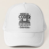 Medical Coder Solving Problems Coding Assistant キャップ (正面)