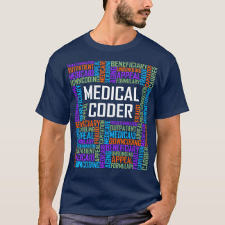 Medical Coder Words Tシャツ