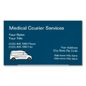 Medical Courier Services マグネット名刺 (正面)