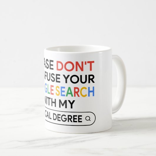 Medical Degree Mug コーヒーマグカップ (正面右)