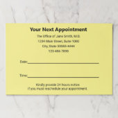 Medical Doctorの次のアポイントメントのアラーム ペーパーパッド (正面)