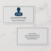 Medical Doctorロゴ |医師 名刺 (正面/裏面)