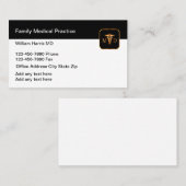 Medical Doctor Family Practice名刺 名刺 (正面/裏面)