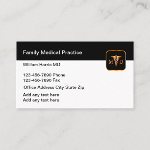 Medical Doctor Family Practice名刺 名刺