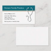 Medical Doctor Family Practice名刺 名刺 (正面/裏面)