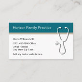 Medical Doctor Family Practice名刺 名刺 (正面)