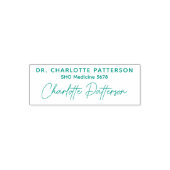 Medical Doctor Healthプロフェッショナルの署名名 セルフインキングスタンプ (デザイン)