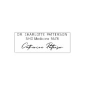 Medical Doctor Healthプロフェッショナルの署名名 セルフインキングスタンプ (デザイン)