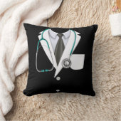 Medical Doctor Lab Coat クッション (ブランケット)