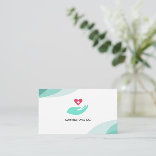 Medical Doctor (MD) business card 名刺 (スタンド正面)
