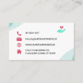 Medical Doctor (MD) business card 名刺 (裏面)