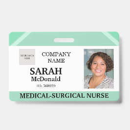 Medical Doctor Nursing Aged Care Security Photo ID バッジ