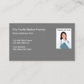 Medical Doctor Office Photo Business Card 名刺 (正面)
