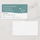 Medical Doctor Patientアポイントメント名刺 名刺 (正面/裏面)