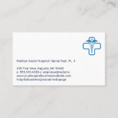 Medical Doctor | Spine Lumbar Logo 名刺 (裏面)