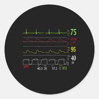 Medical Ecg Ekg He Rate Monitor ラウンドシール