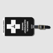 Medical Equipment Handle with care ラゲッジタグ (正面横)