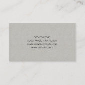 Medical Eye Logo | Optometrist  名刺 (裏面)