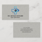 Medical Eye Logo | Optometrist  名刺 (正面/裏面)
