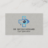 Medical Eye Logo | Optometrist 名刺 (正面)