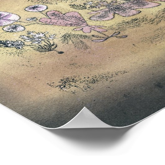 Medical Flora : Paul Klee 1924 ポスター (角)