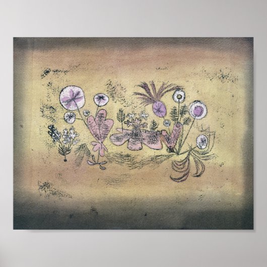 Medical Flora : Paul Klee 1924 ポスター (正面)