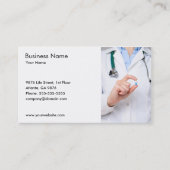 Medical Healthcareシンプルな博士 名刺 (正面)
