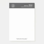 Medical Healthcare Clinic Doctor Gray ポストイット (正面)