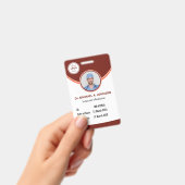 Medical ID Badge – Hospital Security Access Card バッジ (手持ち)