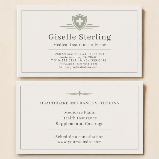 Medical Insurance Advisor 名刺