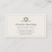 Medical Insurance Advisor QR Code 名刺 (正面)