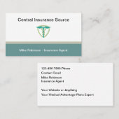 Medical Insurance Agent 名刺 (正面/裏面)