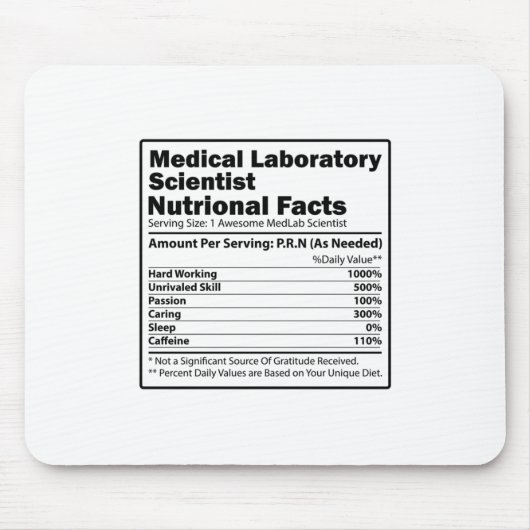 Medical Lab Scientists | Laboratory Chemistry Gift マウスパッド (正面)