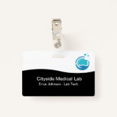 Medical Lab Staff Bulk Name Badges バッジ (裏面クリップ)