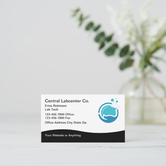 Medical Lab Testing Service名刺 名刺 (スタンド正面)