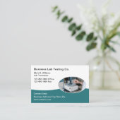 Medical Lab Testing Servicesビジネスモダンカード 名刺 (スタンド正面)