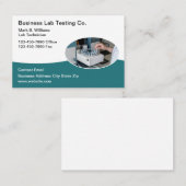 Medical Lab Testing Servicesビジネスモダンカード 名刺 (正面/裏面)