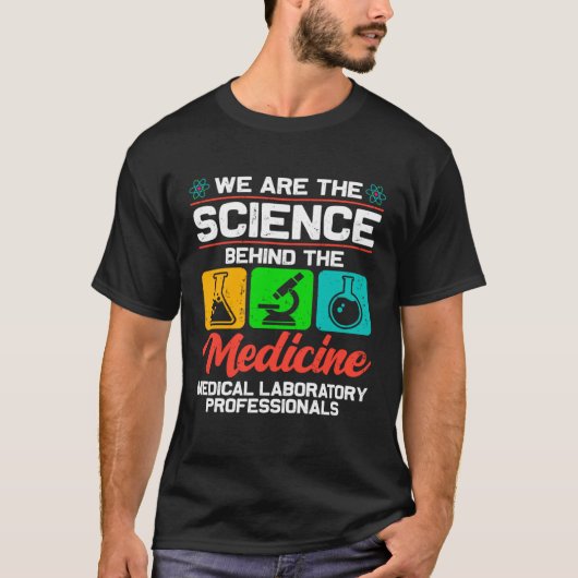Medical Laboratory Science Men Women Lab Tech Tシャツ (正面)