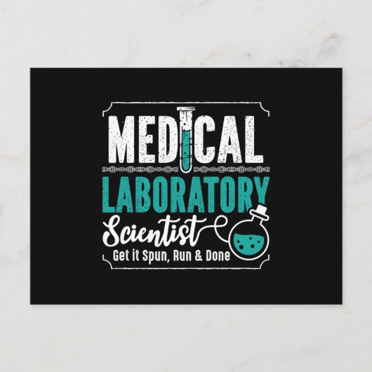 Medical Laboratory Scientist Laboratory Technician ポストカード (正面)