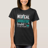 Medical Laboratory Scientist Laboratory Technician Tシャツ (正面)