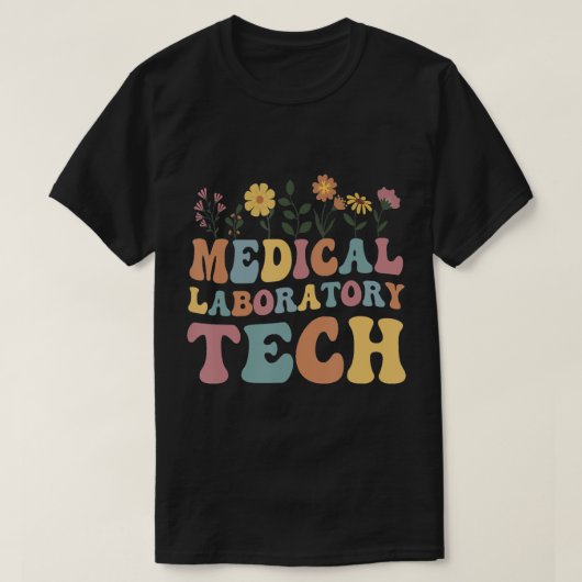Medical Laboratory Tech Groovy Lab Week 2023 Techn Tシャツ (デザイン正面)