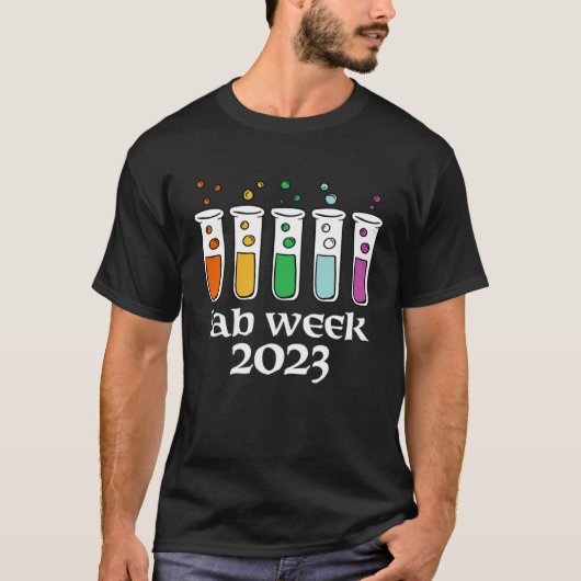 Medical Laboratory Technician Lab Week 2023 Techno Tシャツ (正面)
