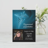 Medical Logo Photo College卒業発表 招待状 (スタンド正面)